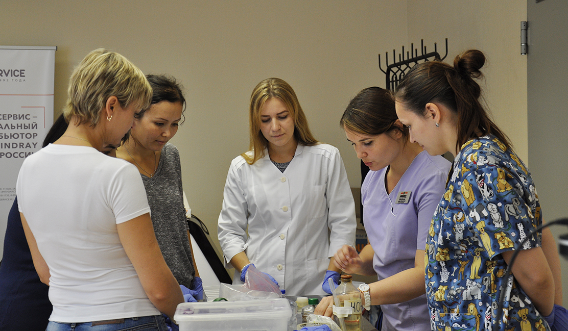С 14 по 17 сентября в ИВЦ МВА прошли занятия по лабораторной диагностике