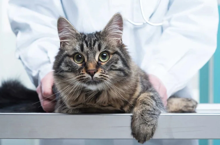 Снижении уровня стресса у кошек в клинике